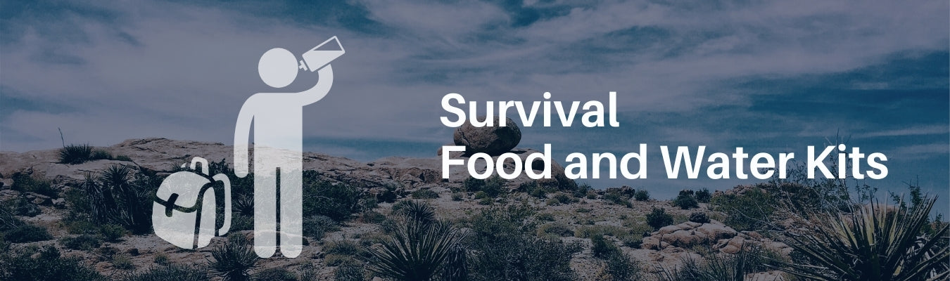 Survival Food and Water Kits Banner - Be Ready Bags