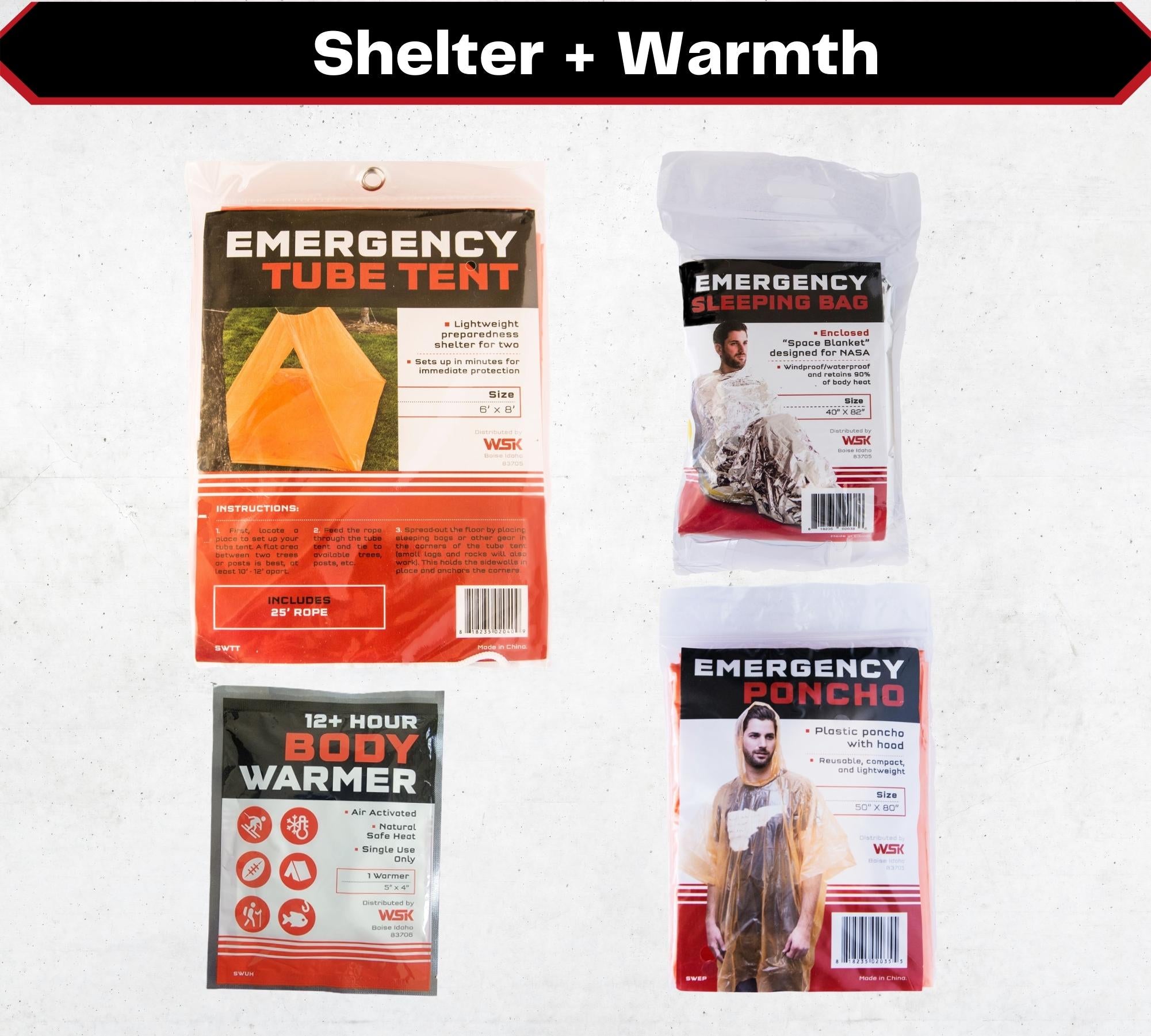 Survival Kit Supplies - Be Ready Bags